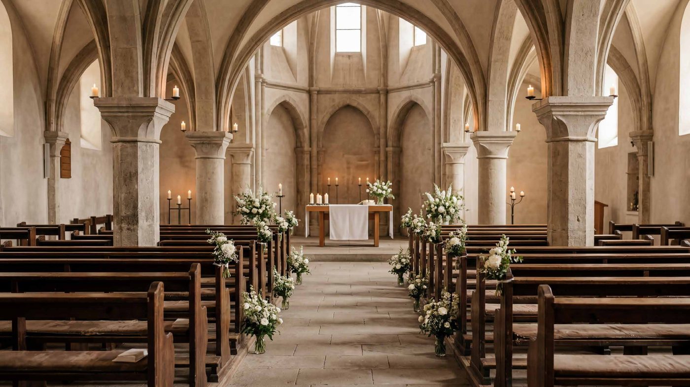 Location: church aisle
