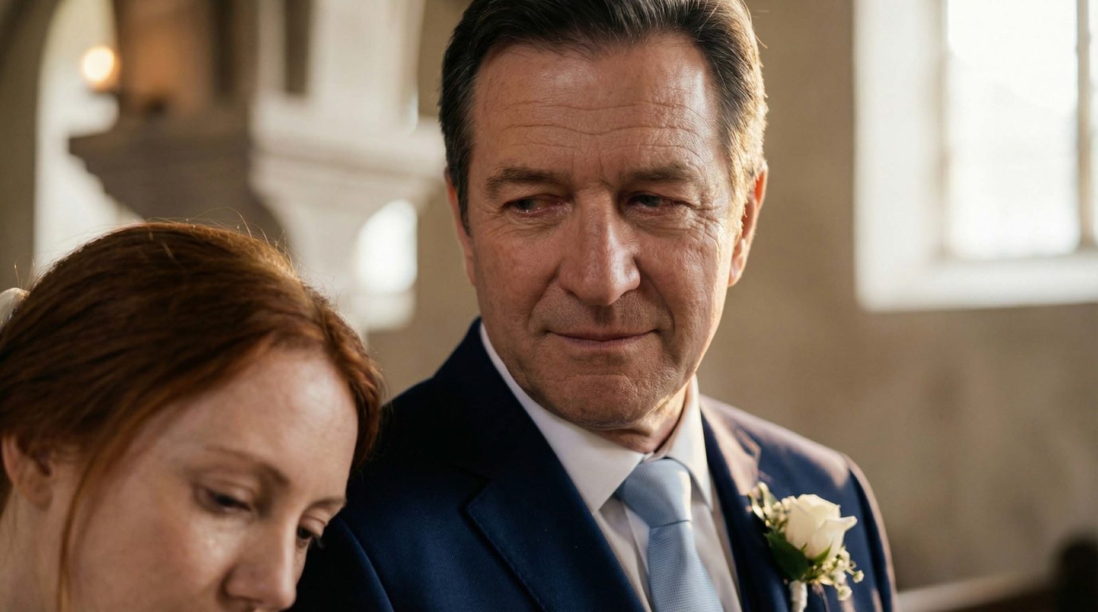 Approved style frame: father and daughter at the wedding
